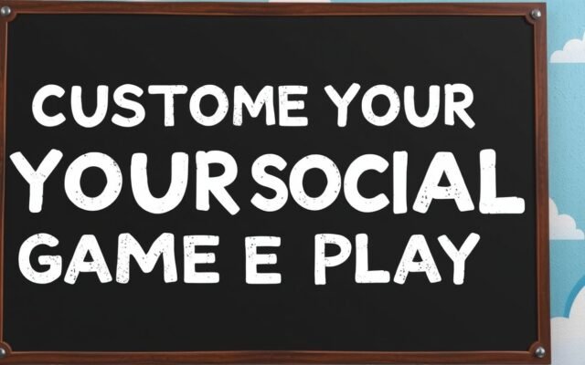 cloudysocial customize your game play