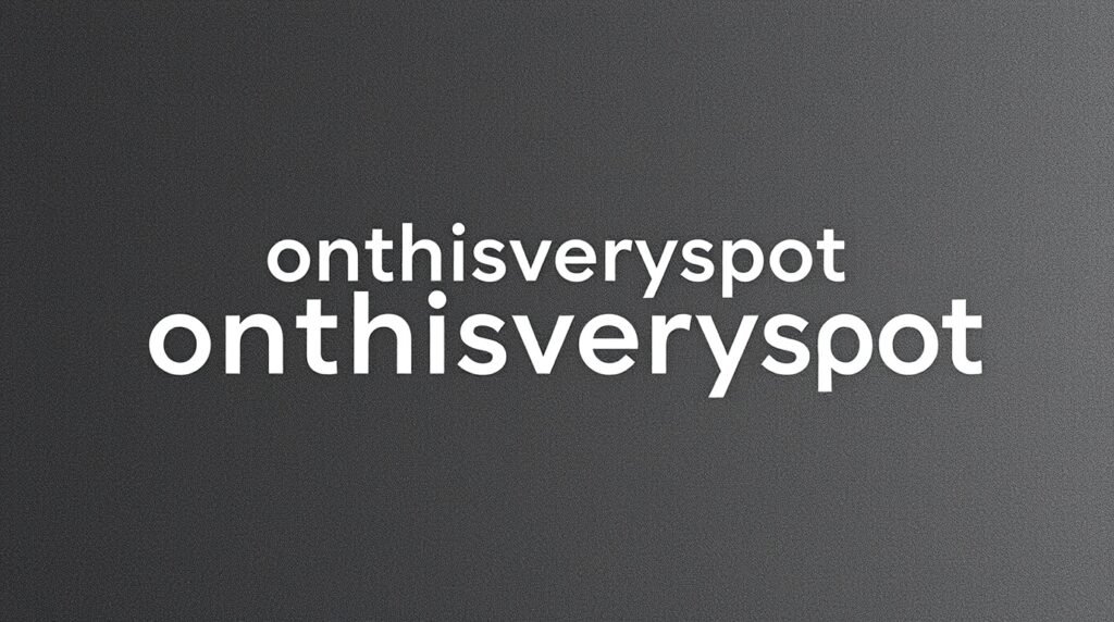 onthisveryspot computing
